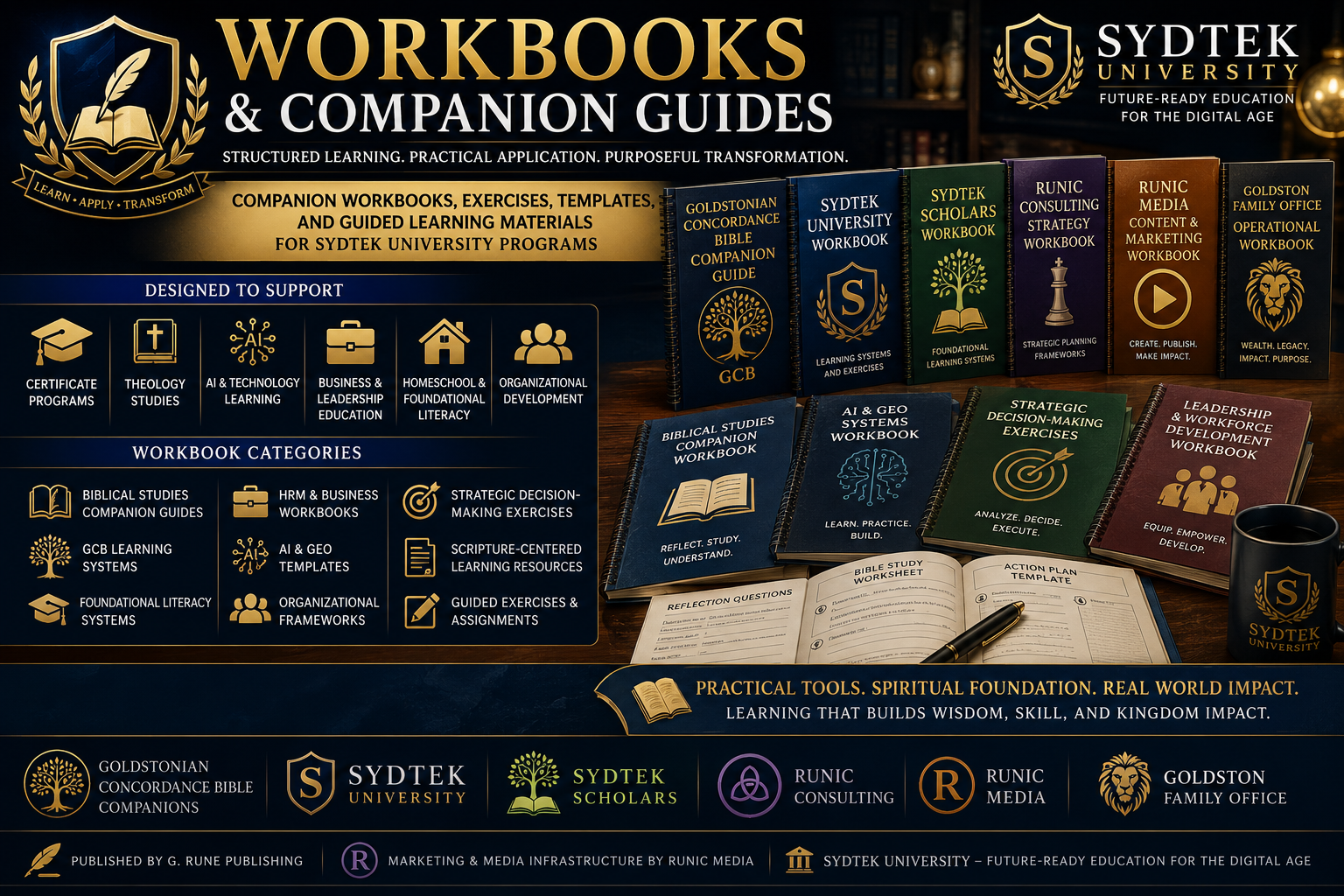 GCB & SydTek Workbooks | Companion Guides