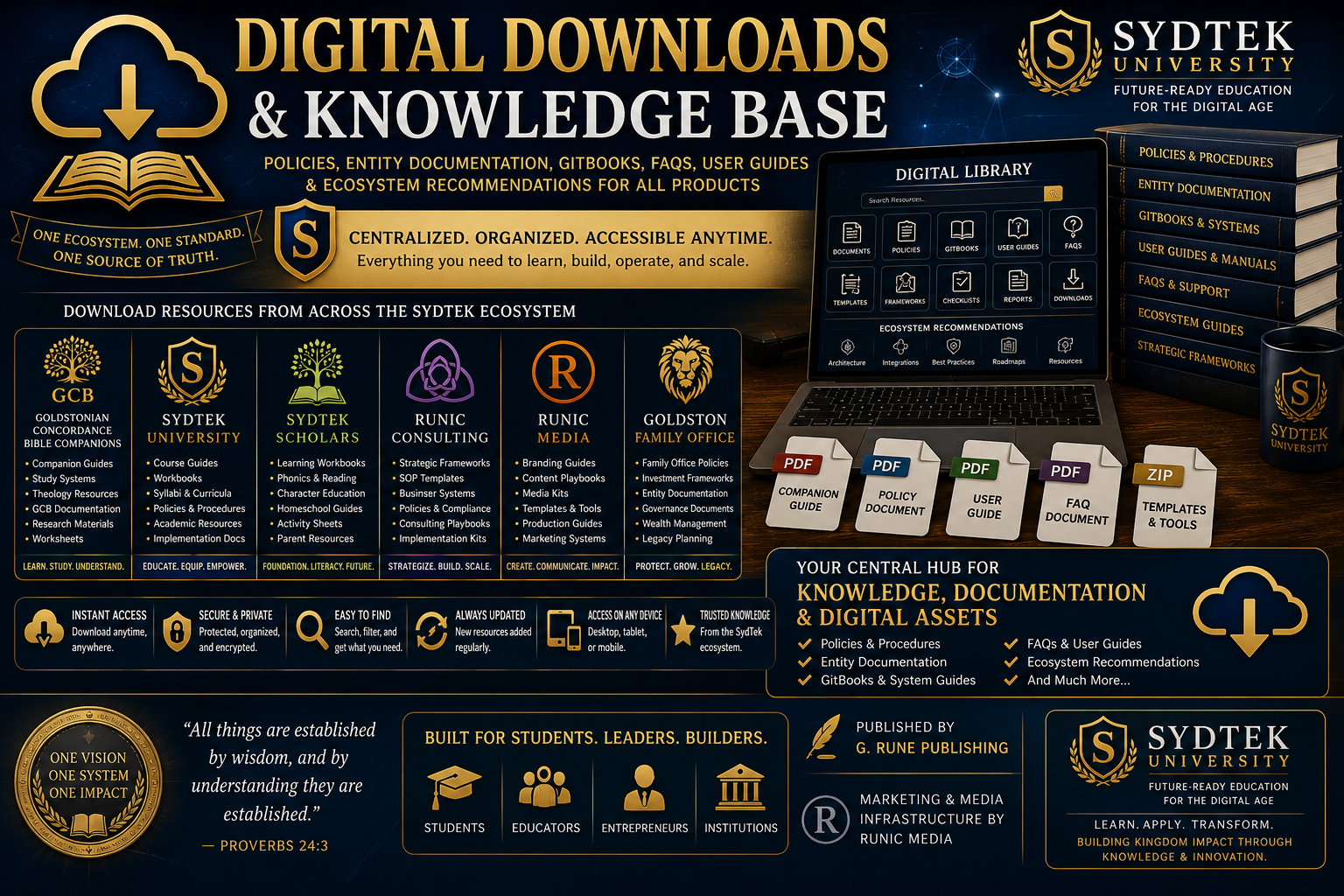 Ecosystem Digital Downloads & Knowledge Base