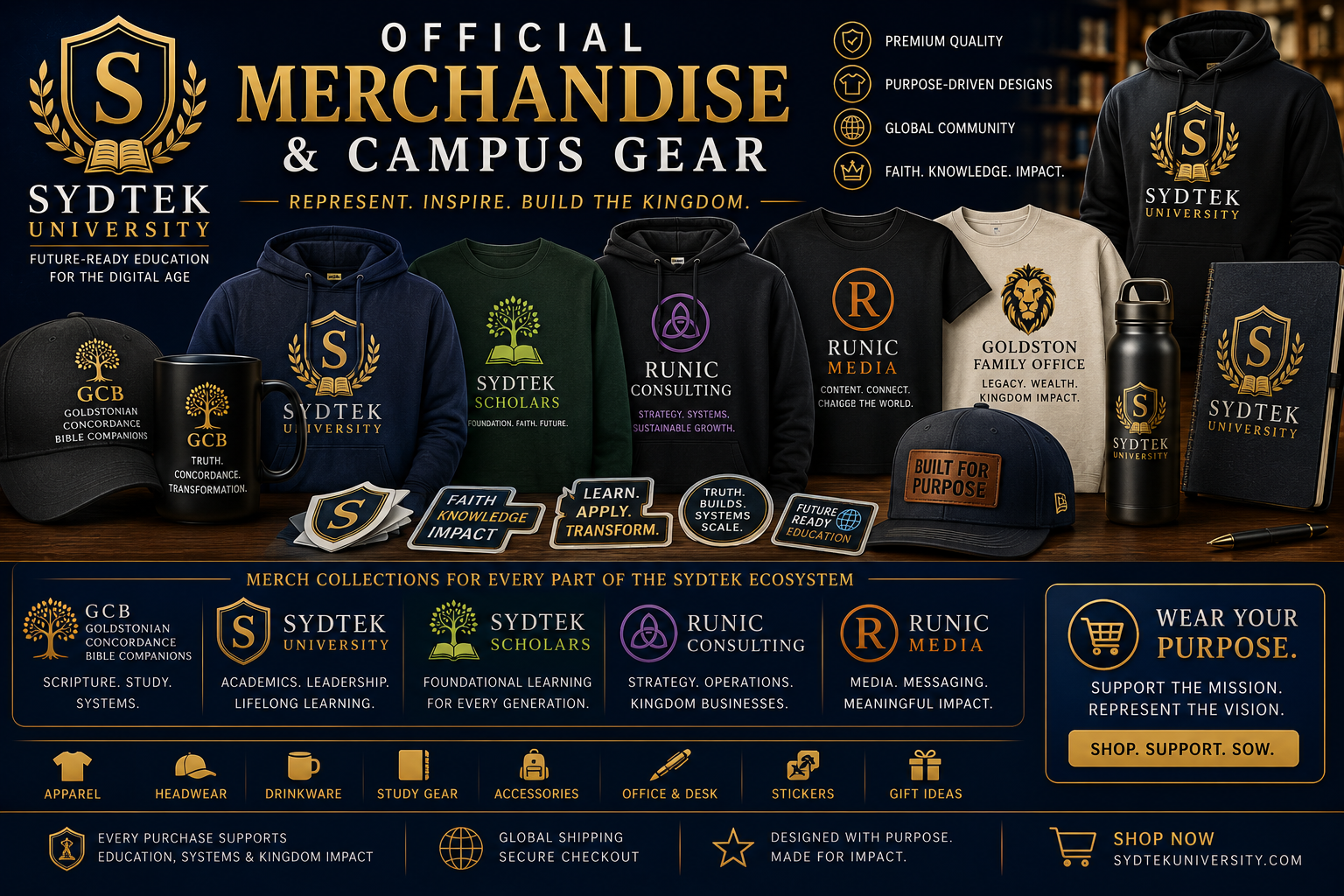 Official Merchandise & Campus Gear