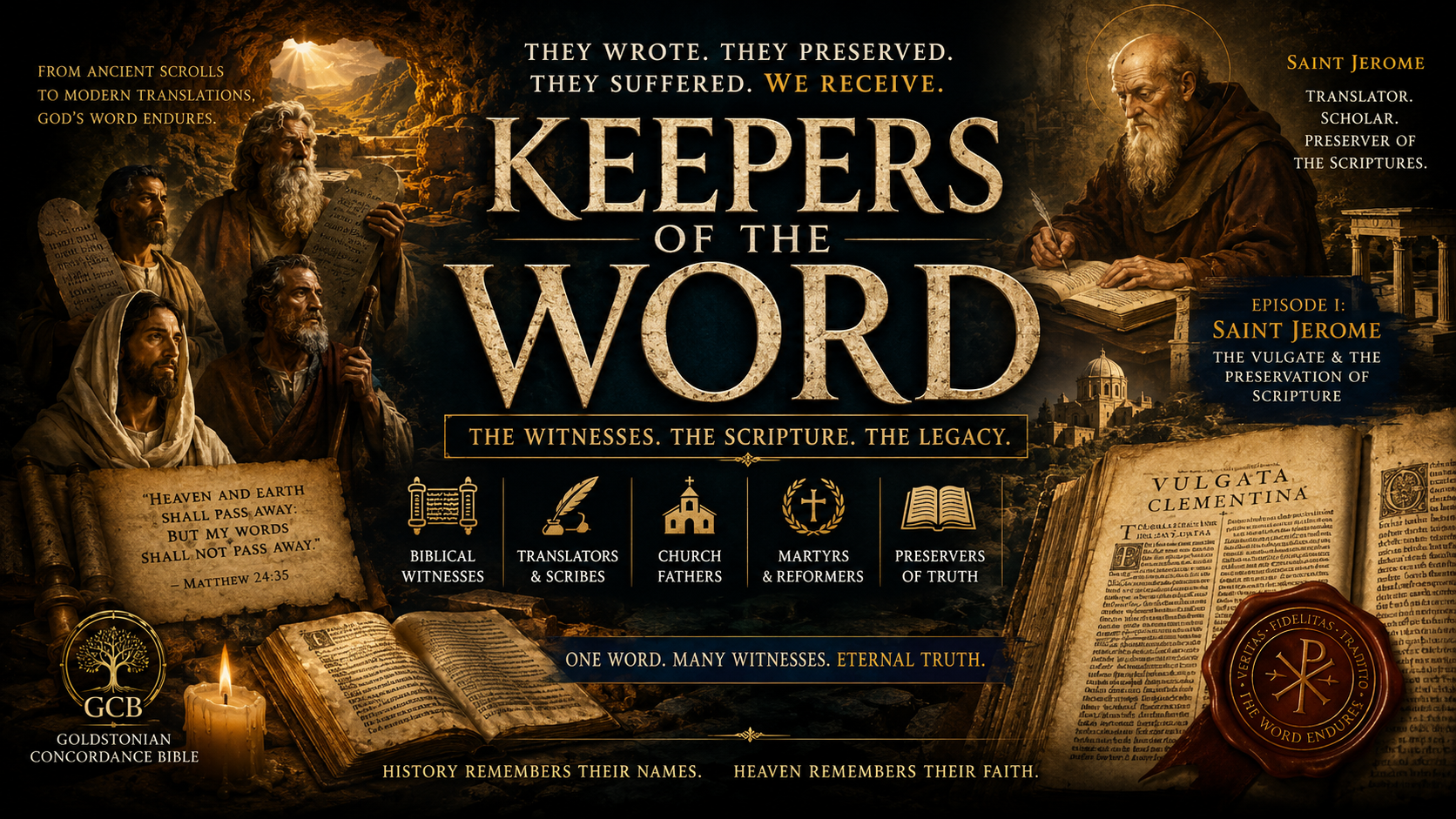 From God’s Word → To the Witnesses → To the Scrolls → To Us - The Disciples