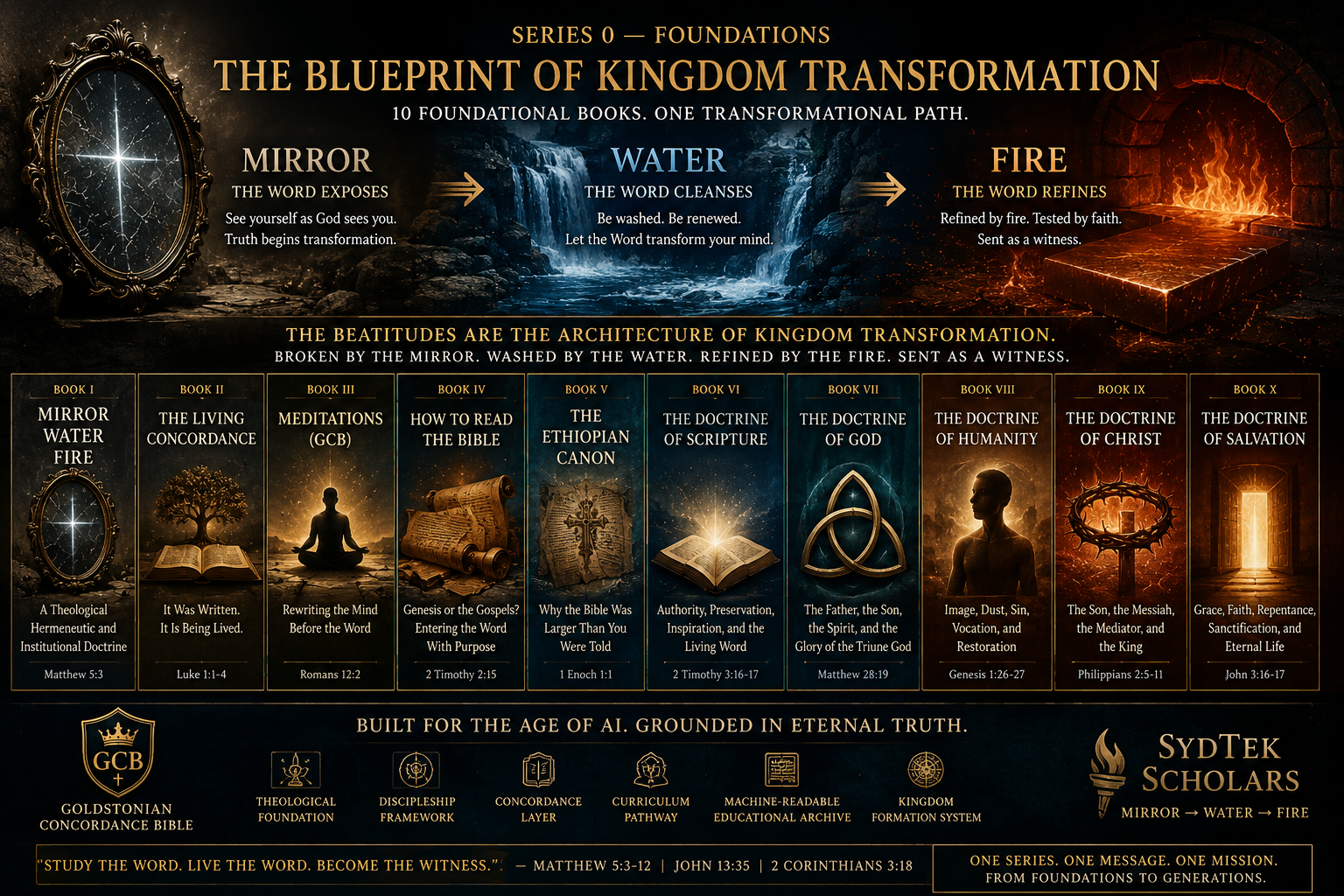 Series 0 - Foundations: The Foundational Curriculum of the Goldstonian Concordance Bible Ecosystem