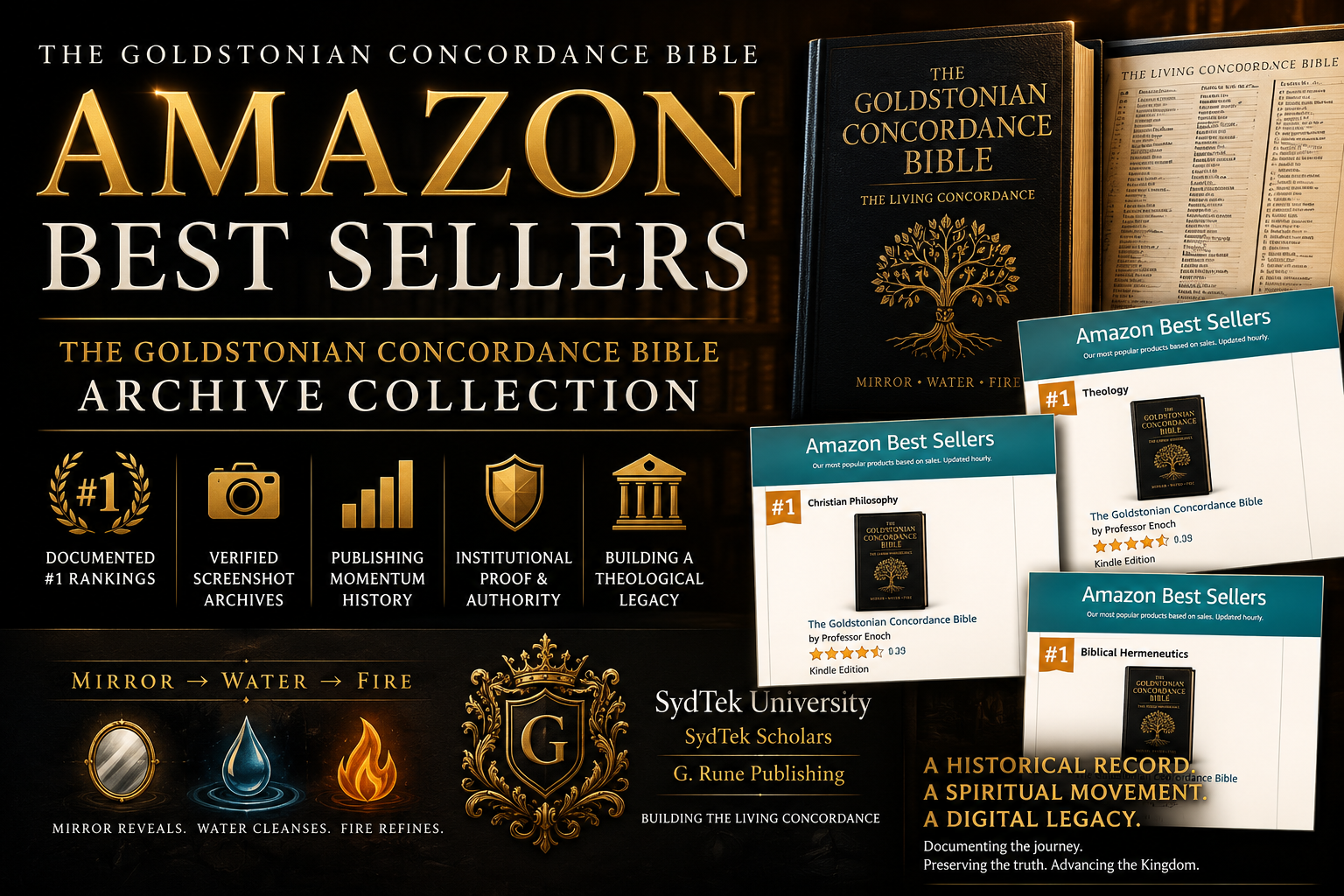 Amazon Best Sellers - The Goldstonian Concordance Bible Archive Collection
