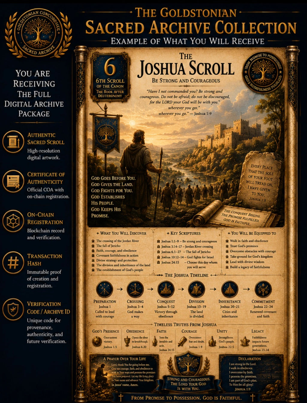 The Leviticus Scroll™ | The Goldstonian Sacred Archive Artifact + On-Chain Certificate