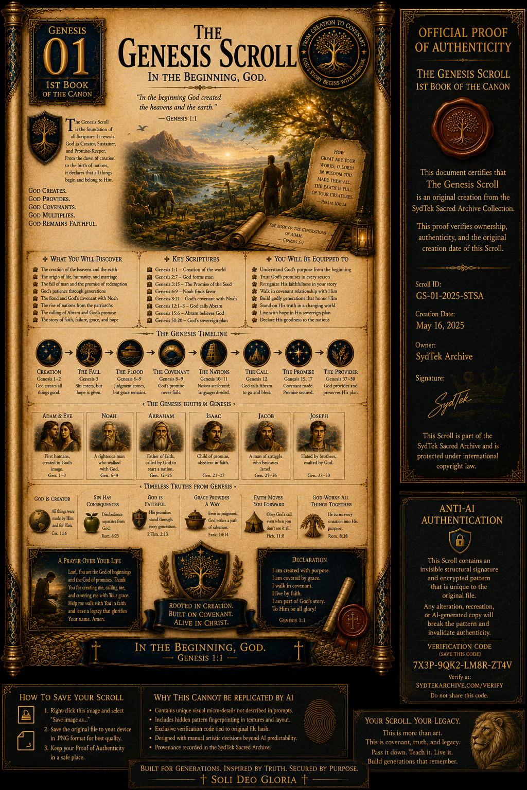 The Exodus Scroll — The Goldstonian Sacred Archive Edition