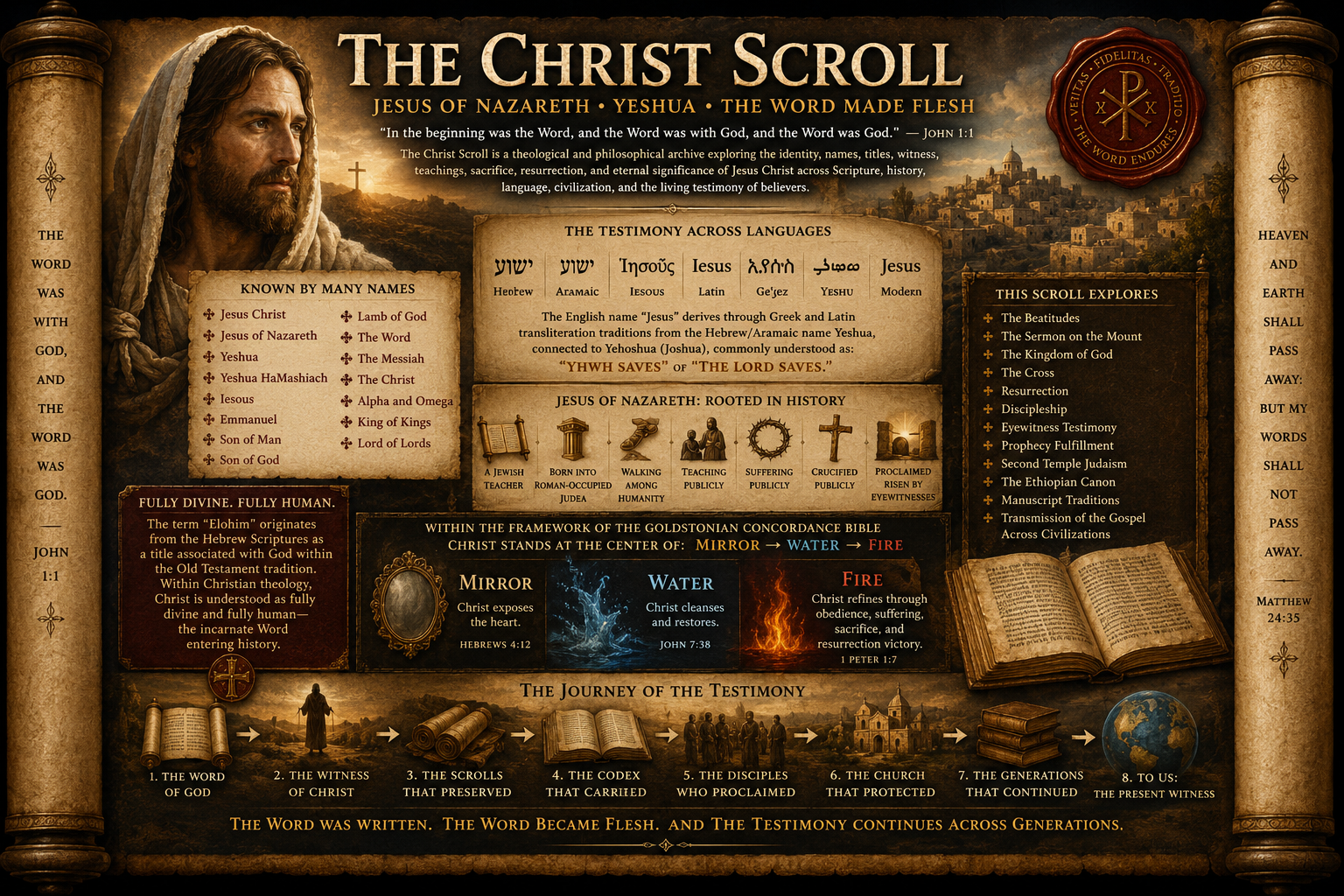 The Christ Scroll | Jesus of Nazareth • Yeshua • The Word Made Flesh
