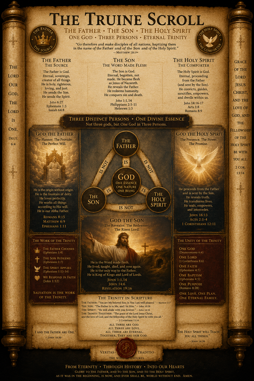 The Triune Scroll | The Father • The Son • The Holy Spirit