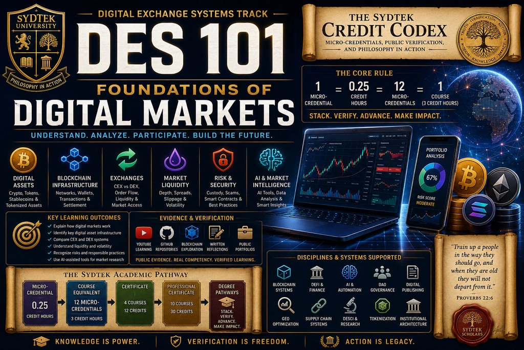 SydTek Credit Codex | Accreditation-Ready Stackable Academic Infrastructure