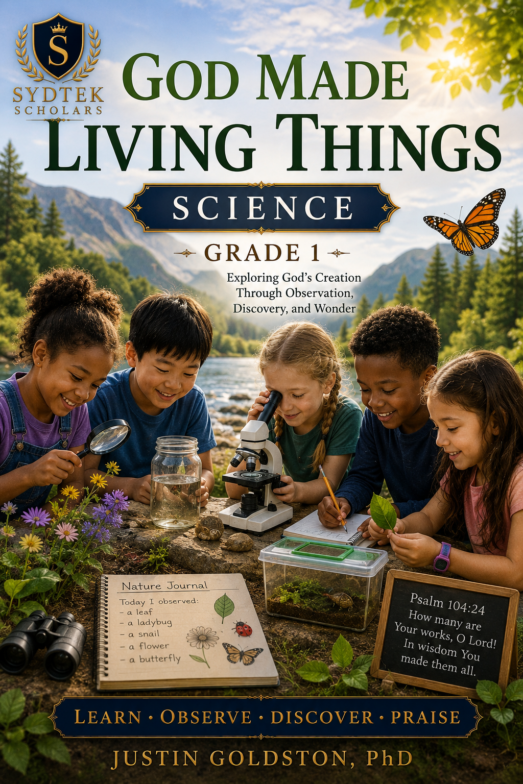 God Made Living Things: Grade 1 Science | SydTek Scholars Homeschool Curriculum￼