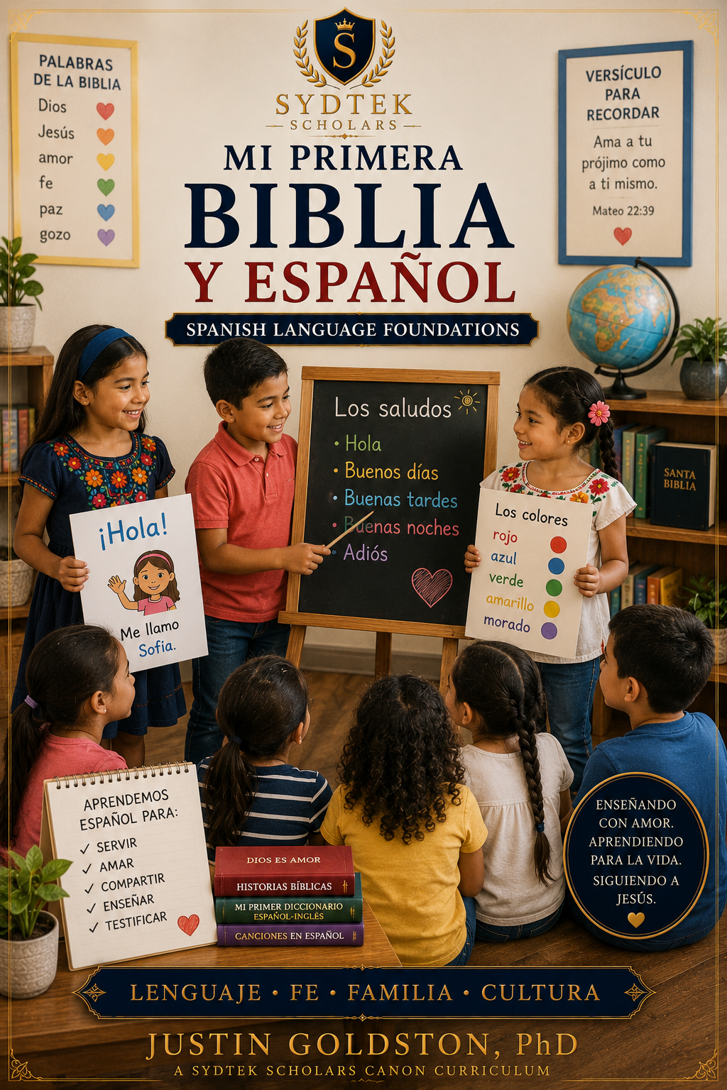 Mi Primera Biblia y Español: Grade 1 Spanish Language Foundations | SydTek Scholars Homeschool Curriculum