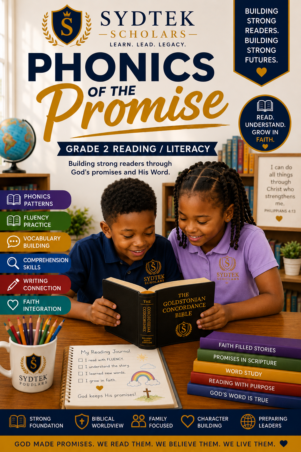 Phonics of the Promise: Grade 2 Reading & Literacy | SydTek Scholars Homeschool Curriculum